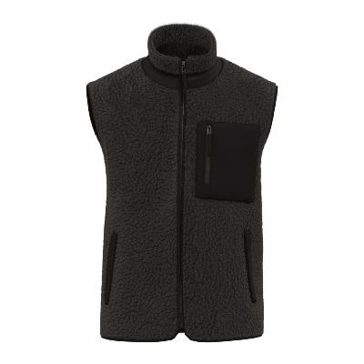 Bodywarmer sherpa en polyester recyclé - Unisexe