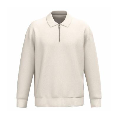 Sweat-shirt écoresponsable avec col zippé